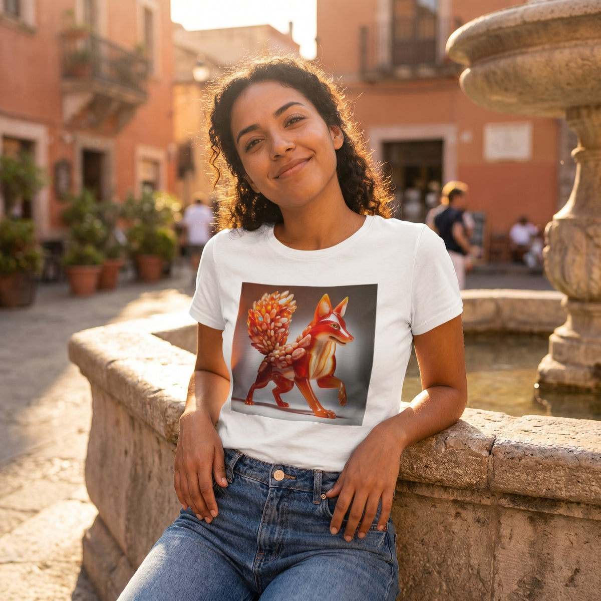 Carnelian Fox T-Shirt White - UGC carousel slide 11
