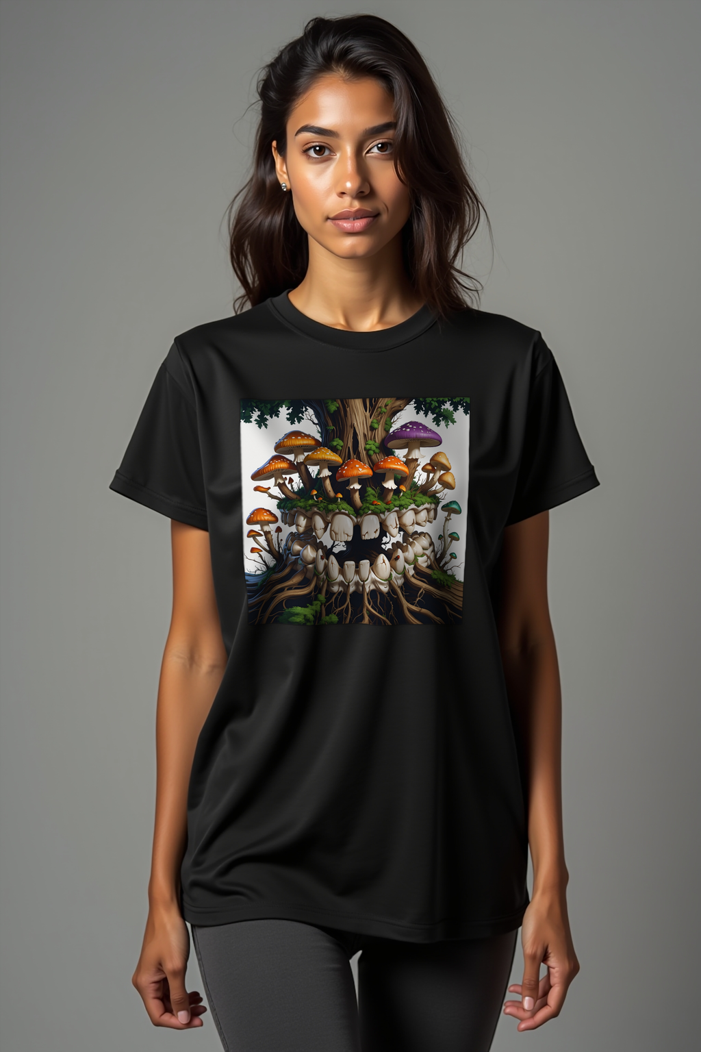 Root Mandible t-shirt black front action