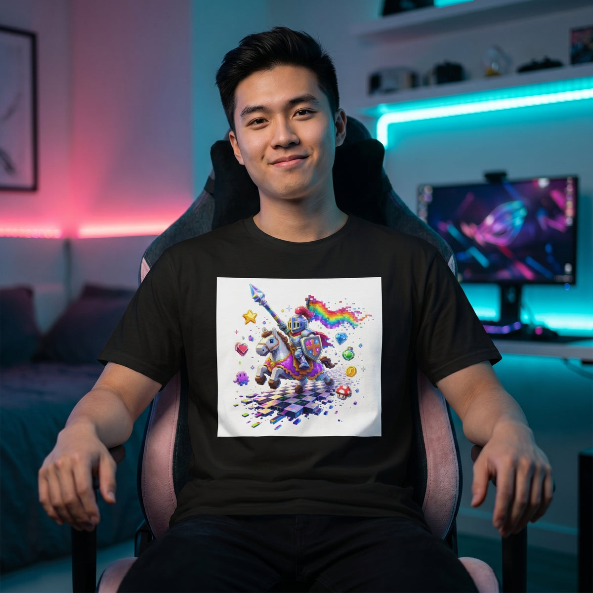 Pixel Knight T-Shirt - UGC carousel slide 3