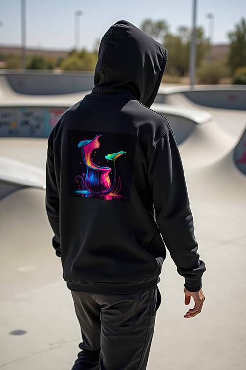 Carnivora Bloom Hoodie - Black