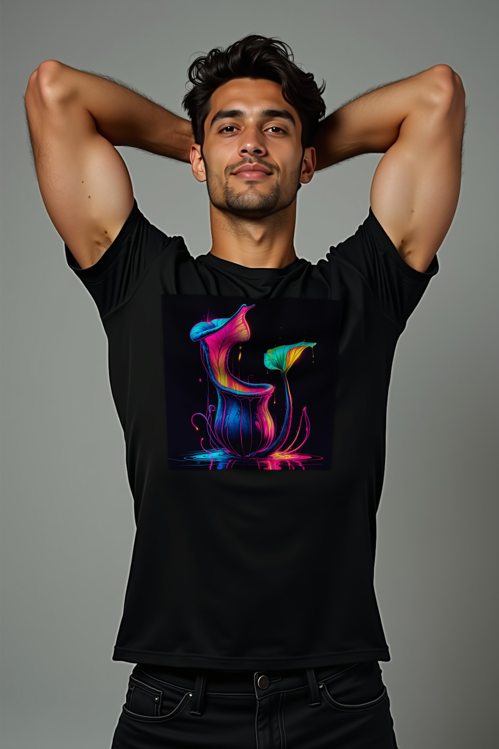 Carnivora Bloom T-Shirt - Black