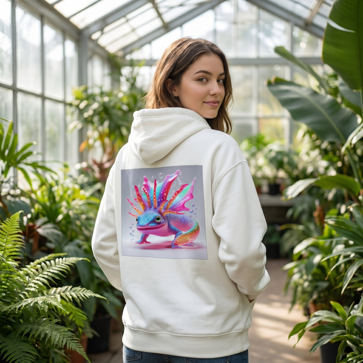 Surreal Axolotl Hoodie - UGC carousel slide 6