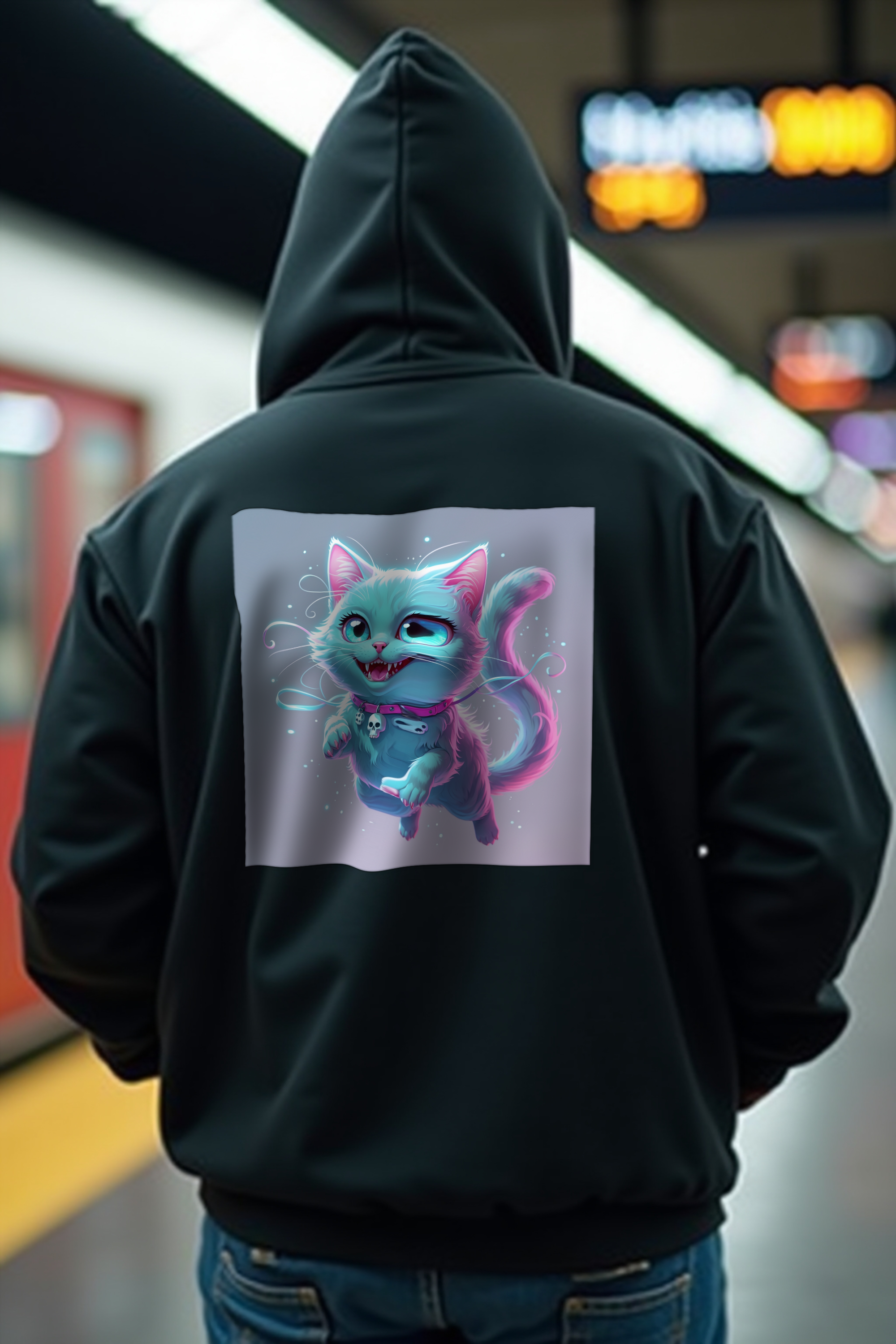 Ghost Cat - Unisex Hoodie | Premium Streetwear