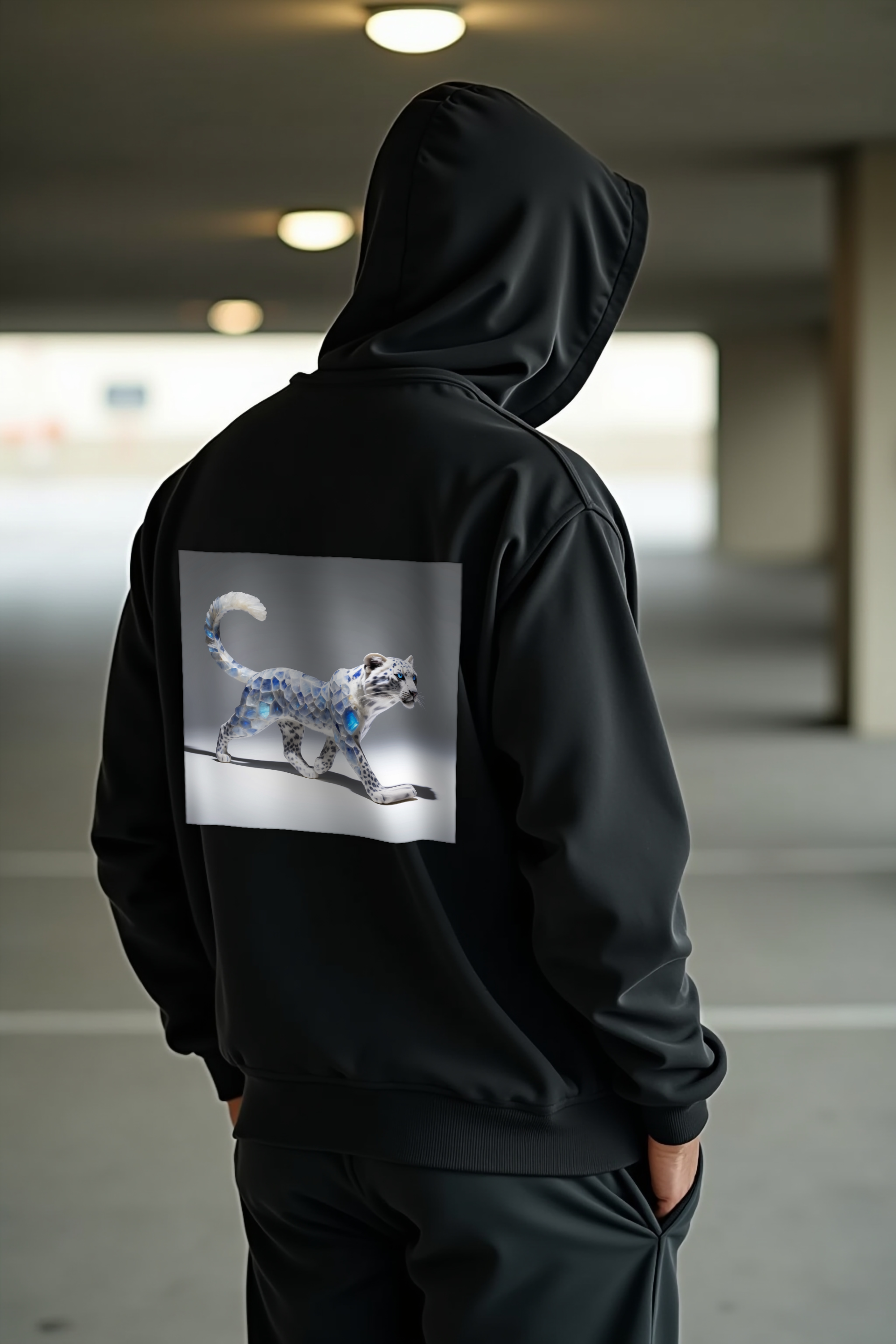 Moonstone Leopard Hoodie - lifestyle 1