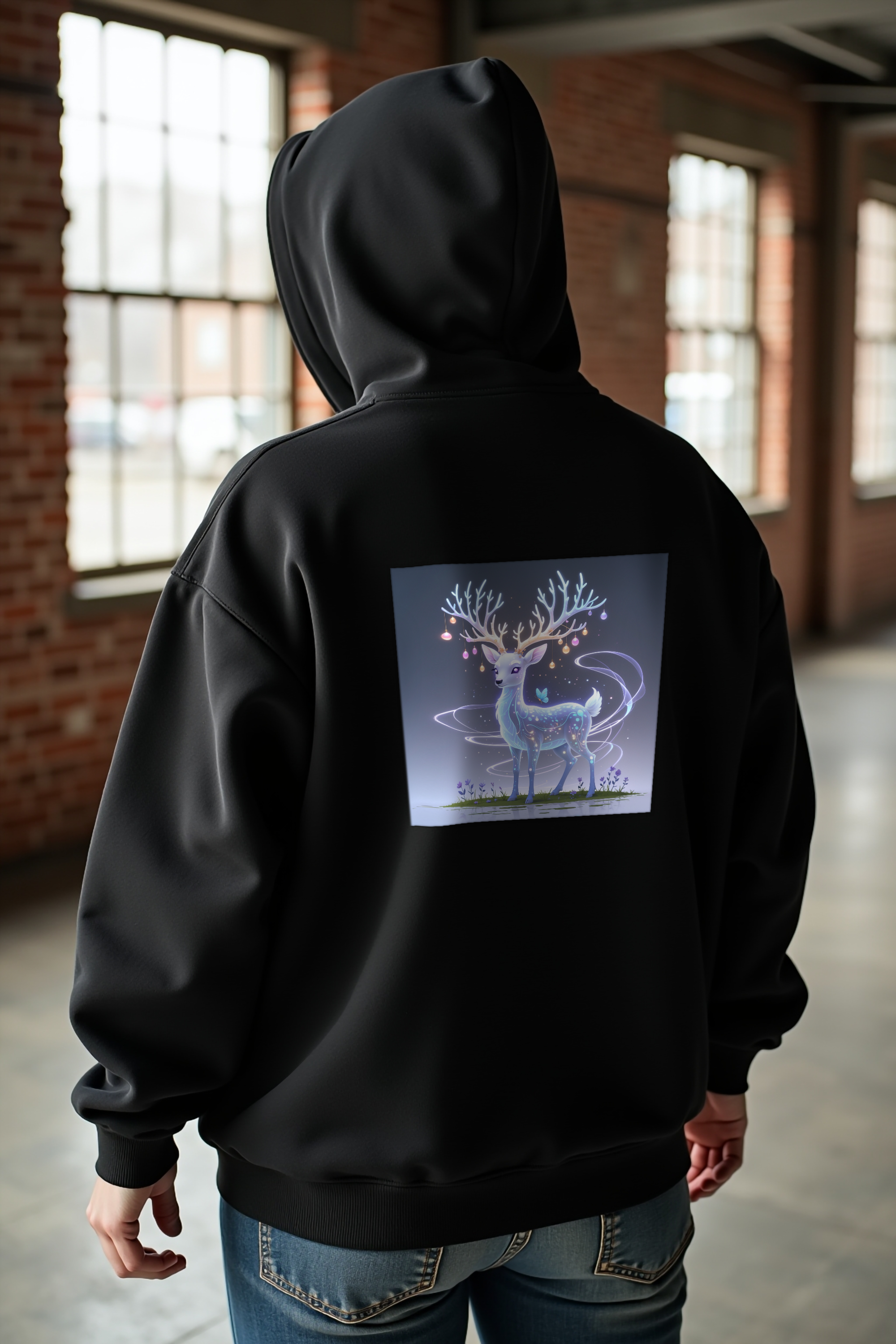 Ghostly Deer - Unisex Hoodie | Premium Streetwear