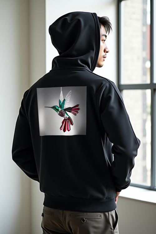 Alexandrite Hummingbird Hoodie - lifestyle 1