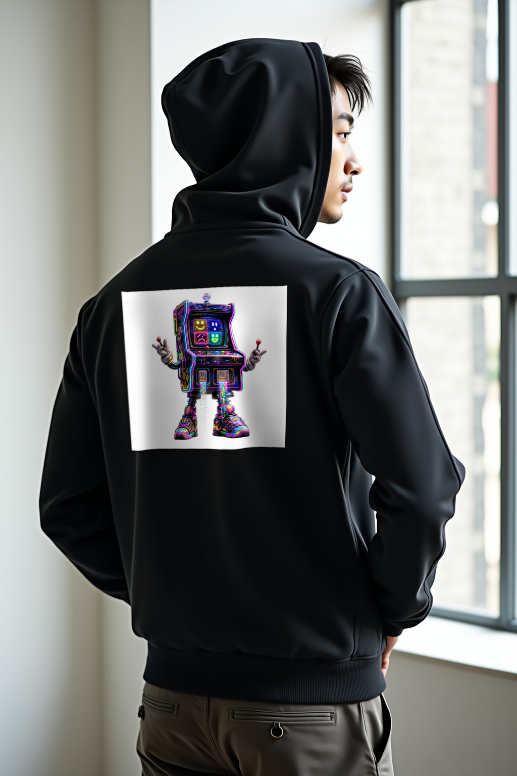 The Last Arcade Cabinet hoodie white