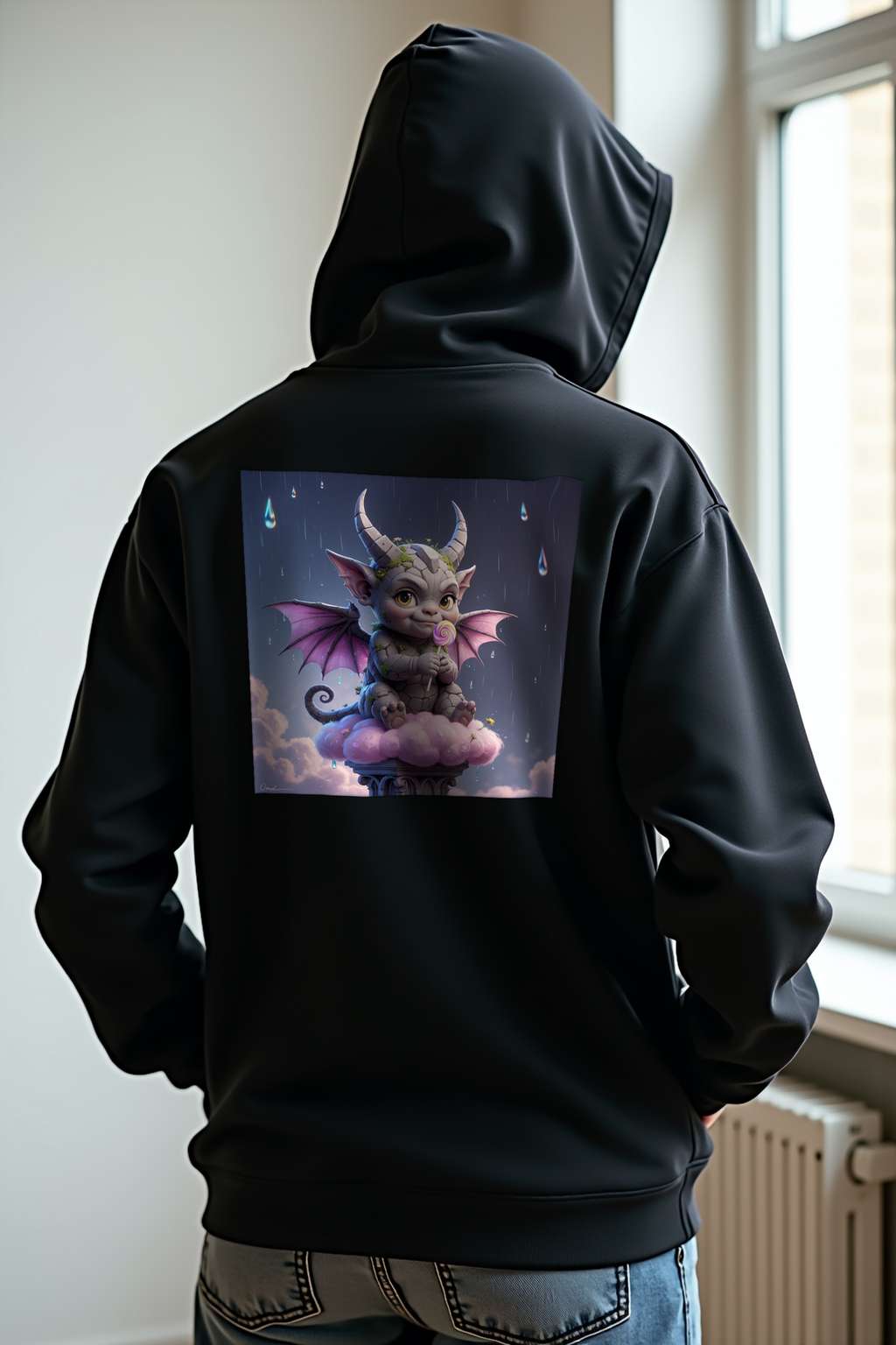 Gargoyle on Cloud - Unisex Hoodie | Premium Streetwear