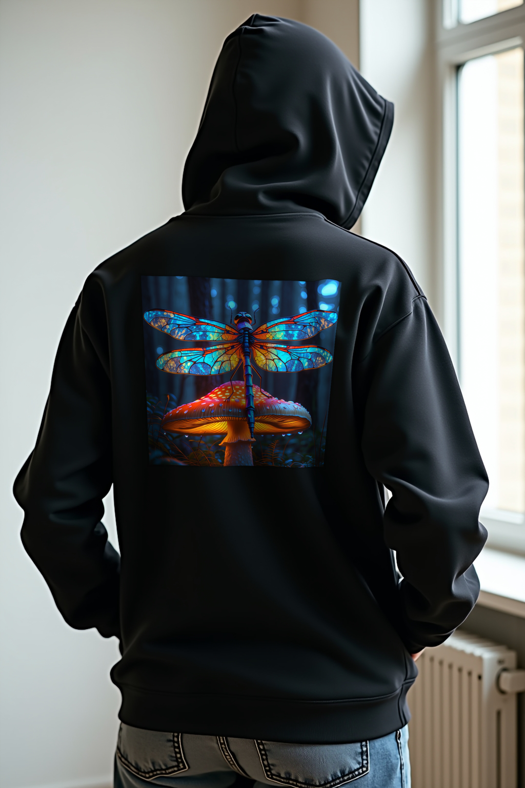 Mycelium Mirage Hoodie mockup 2