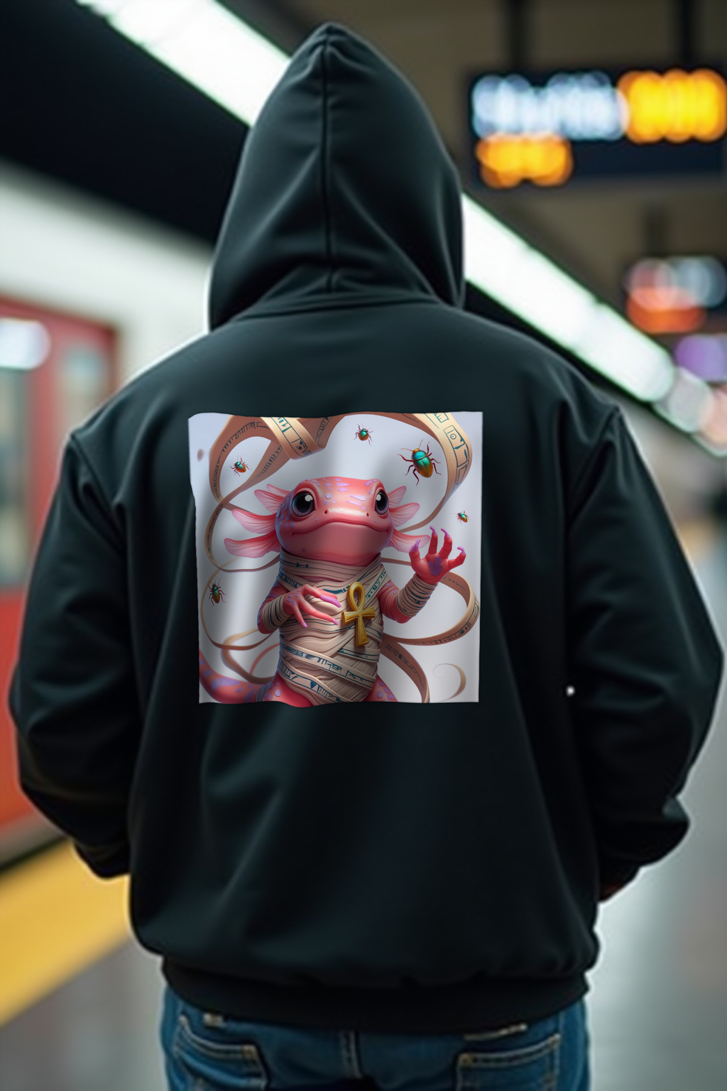 Mummy Axolotl - Unisex Hoodie | Premium Streetwear