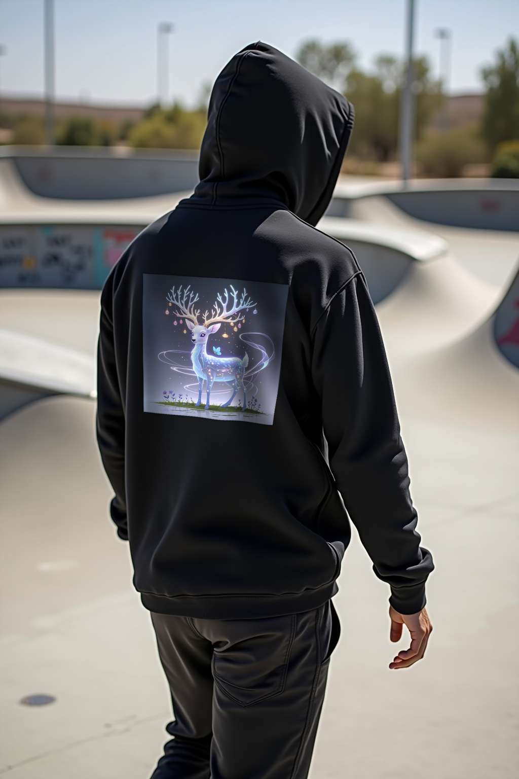 Ghostly Deer - Unisex Hoodie | Premium Streetwear