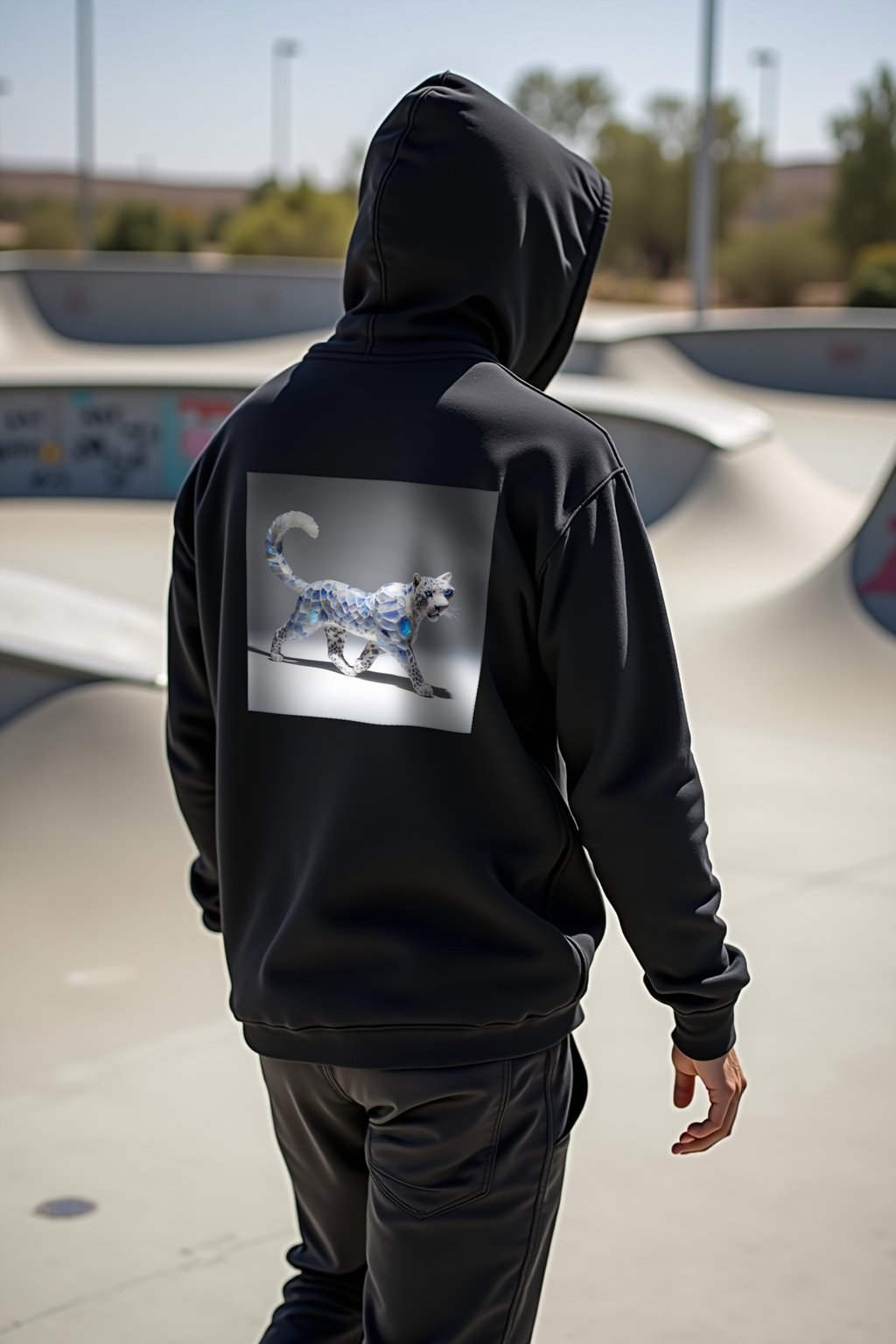 Moonstone Leopard Hoodie - lifestyle 2