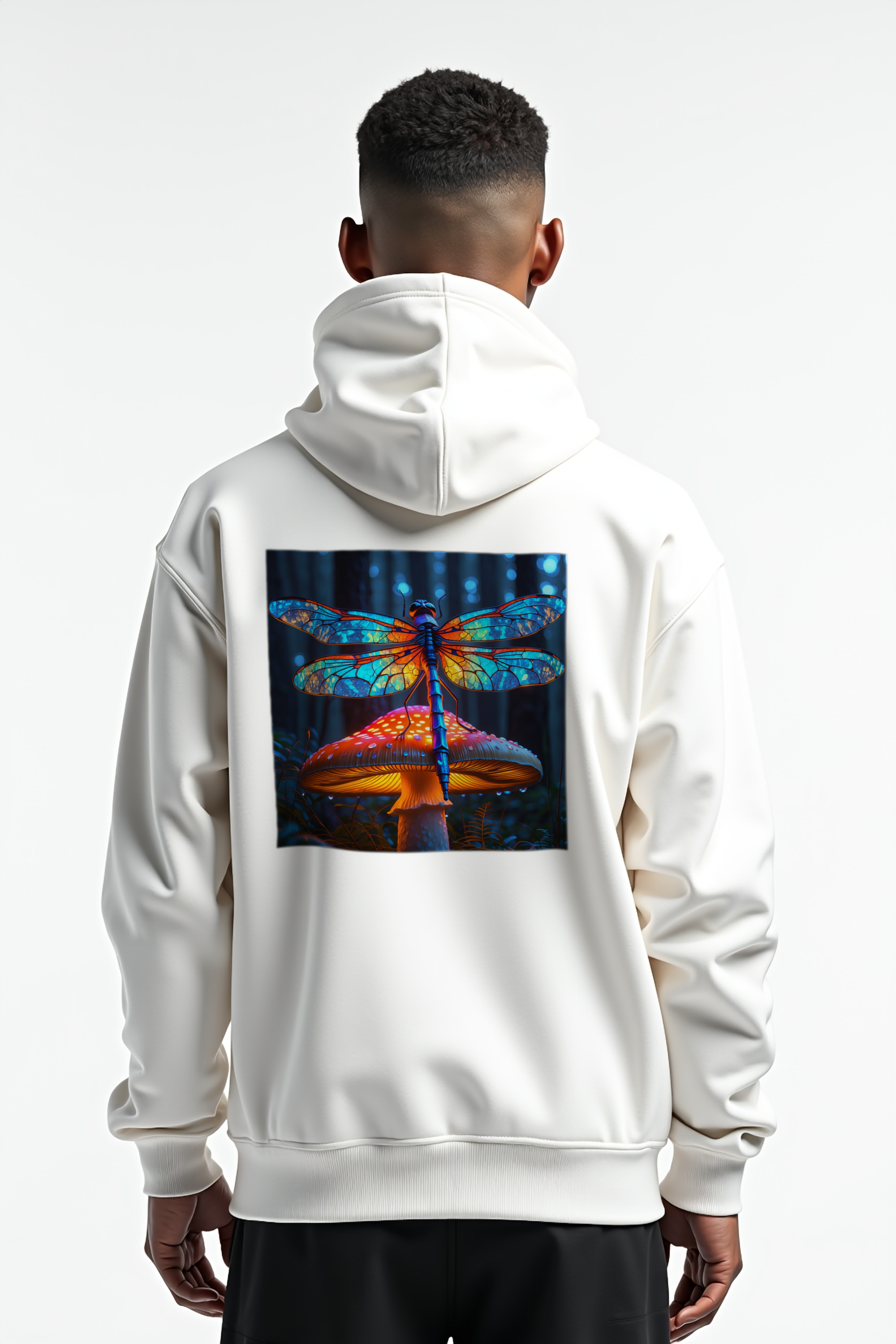 Mycelium Mirage Hoodie mockup 4