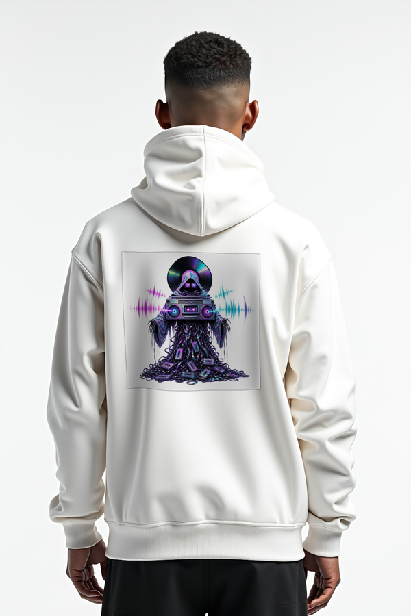 The Boombox Phantom hoodie white