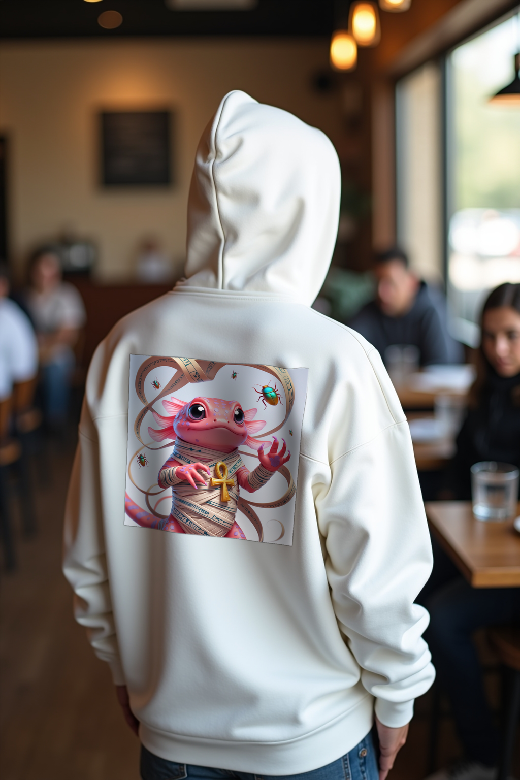 Mummy Axolotl - Unisex Hoodie | Premium Streetwear
