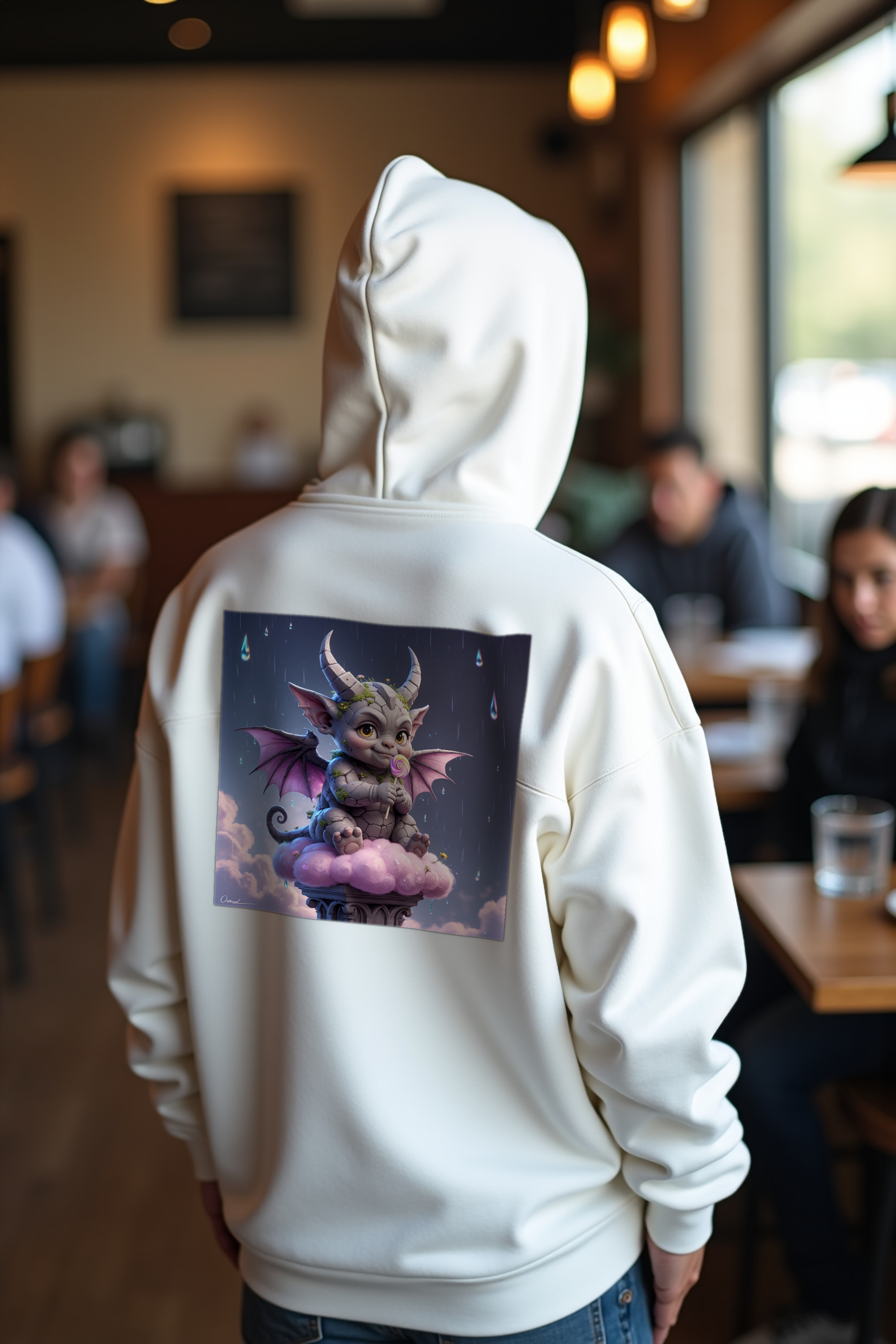 Gargoyle on Cloud - Unisex Hoodie | Premium Streetwear