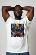 Thunder Raijin T-Shirt mockup — white