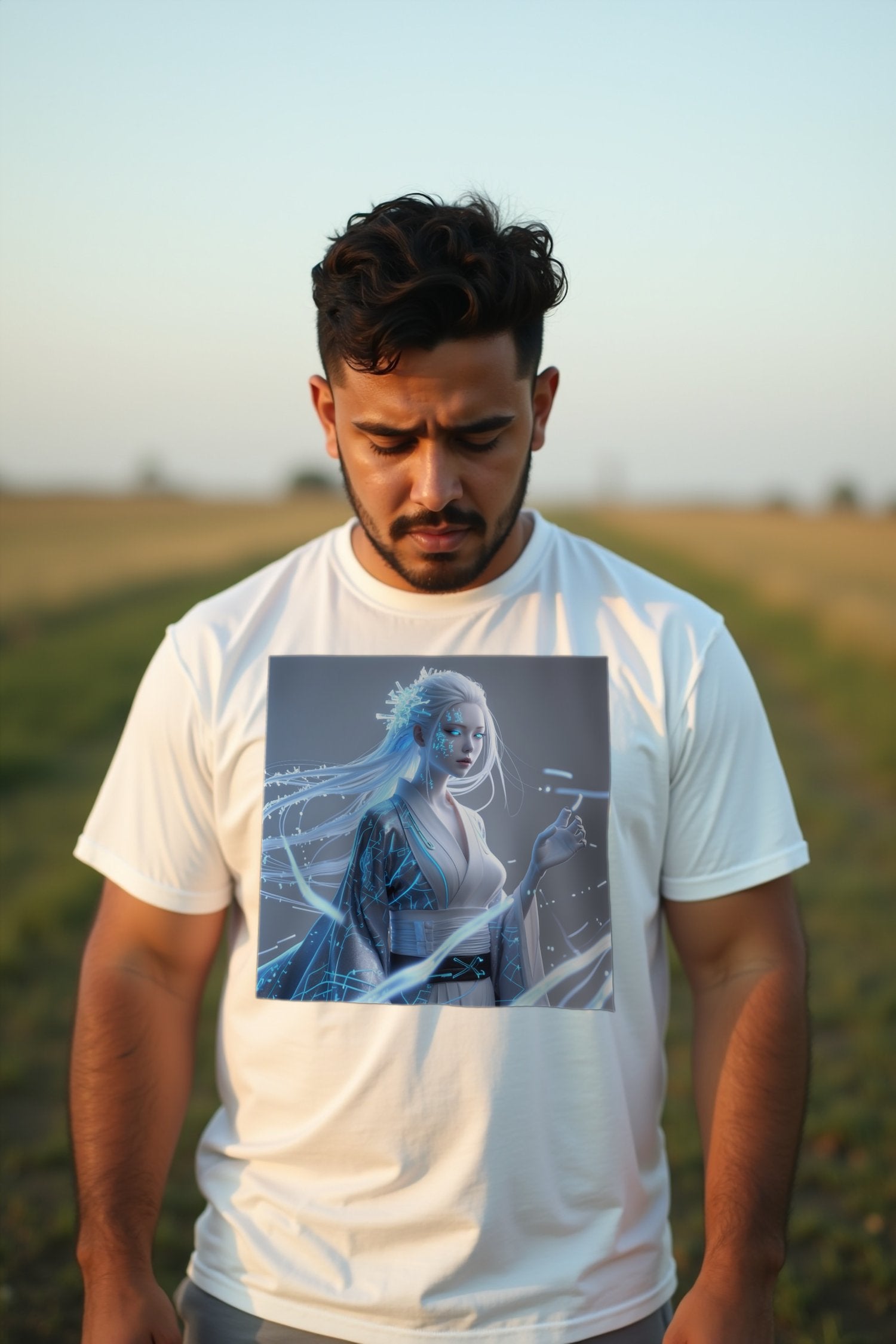 Cryo Yuki-Onna T-Shirt mockup — white