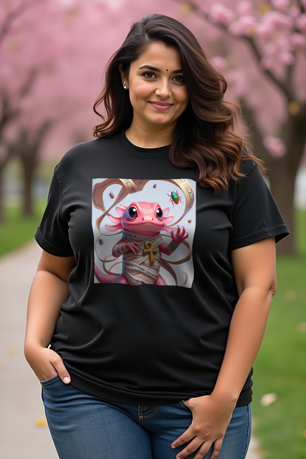 Mummy Axolotl - Unisex T-Shirt | Premium Streetwear