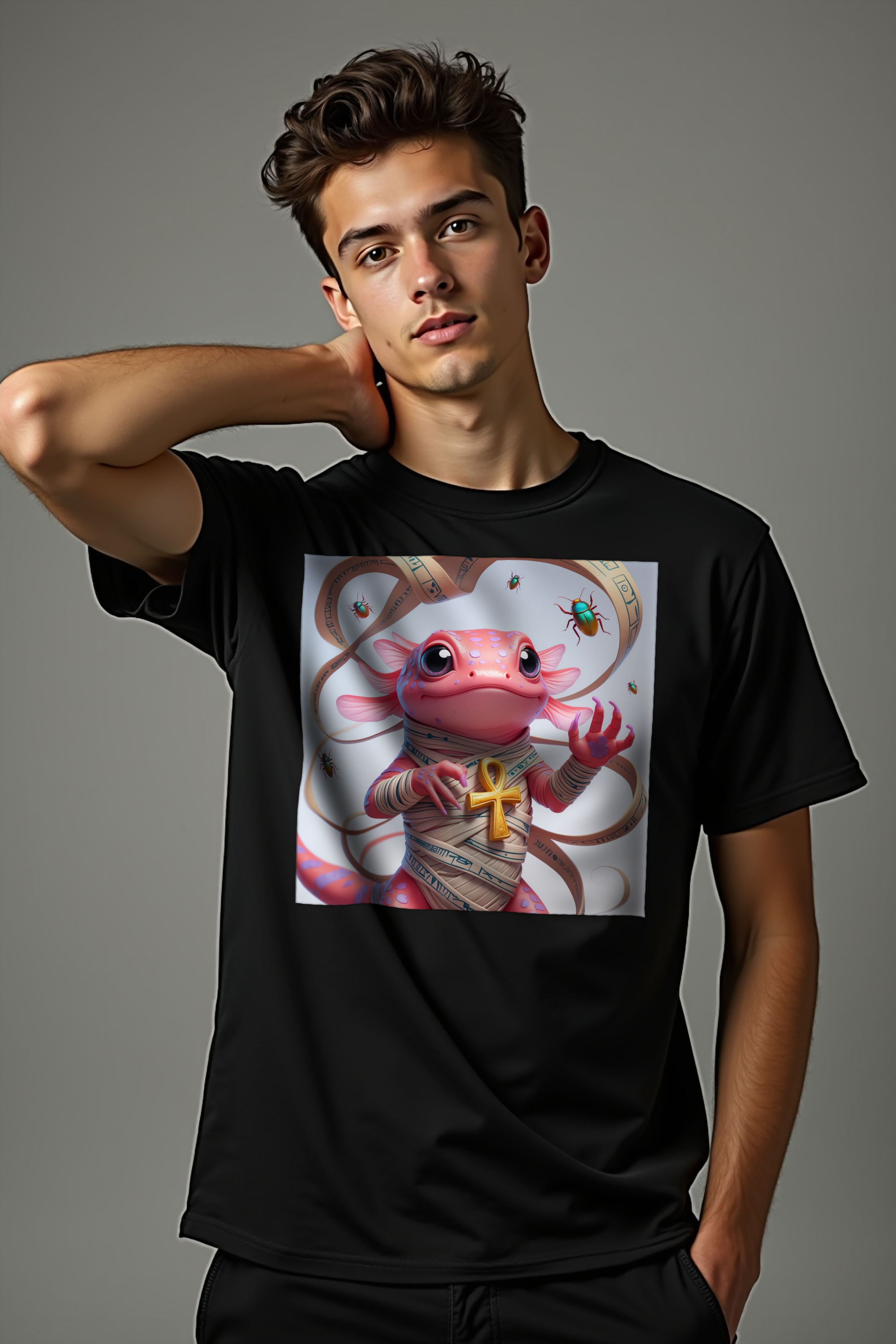 Mummy Axolotl - Unisex T-Shirt | Premium Streetwear