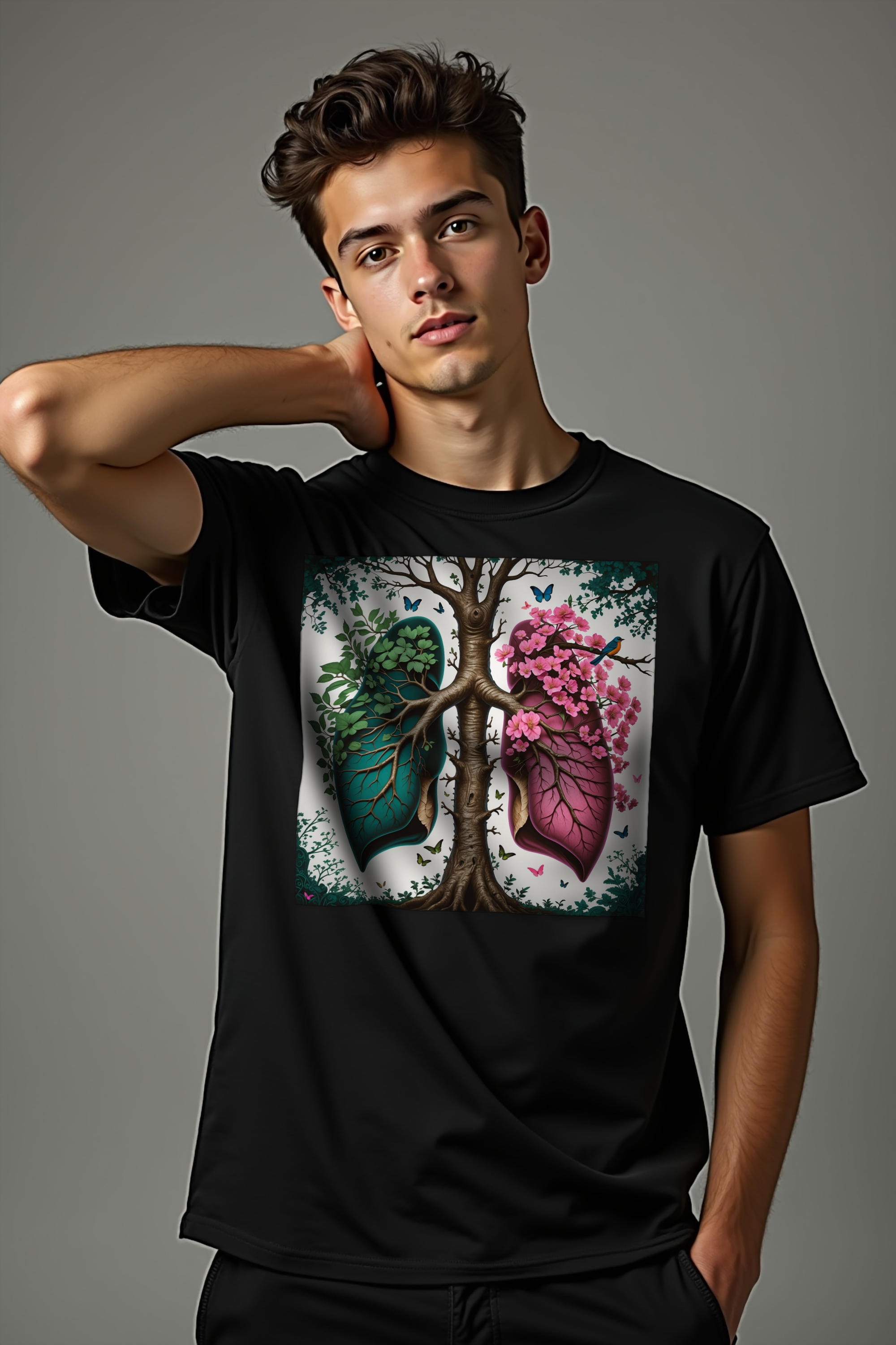 Arboreal Lungs tshirt black front
