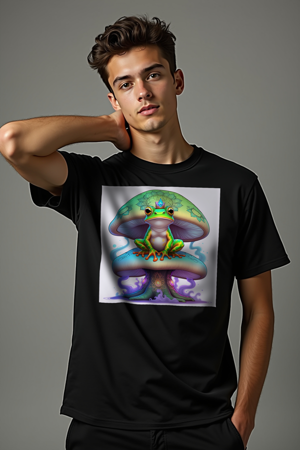 Mycelium Mirage Tee mockup 1 (featured)