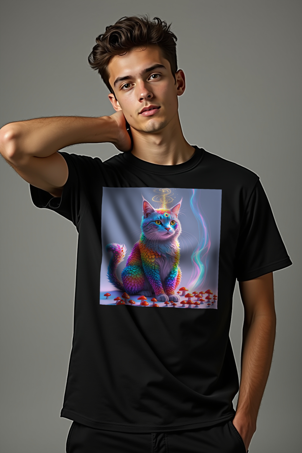 Mycelium Mirage Tee mockup 2