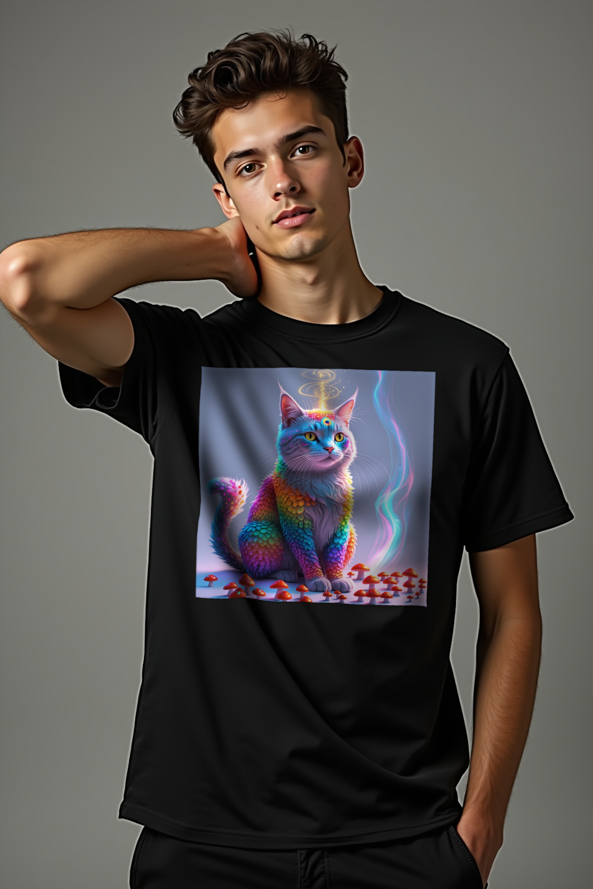 Mycelium Mirage Tee mockup 2