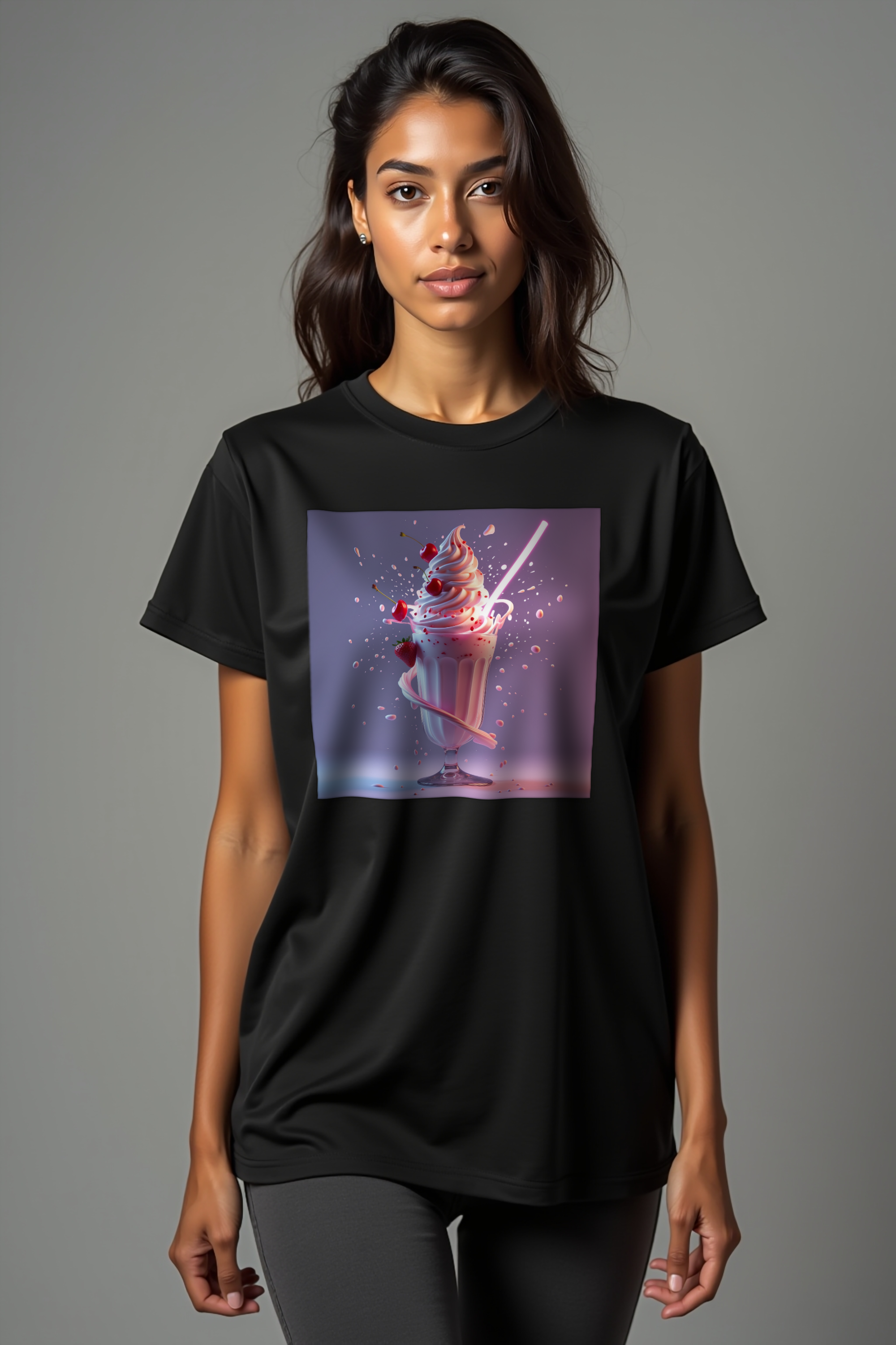 Cherry Galaxy Shake mockup view