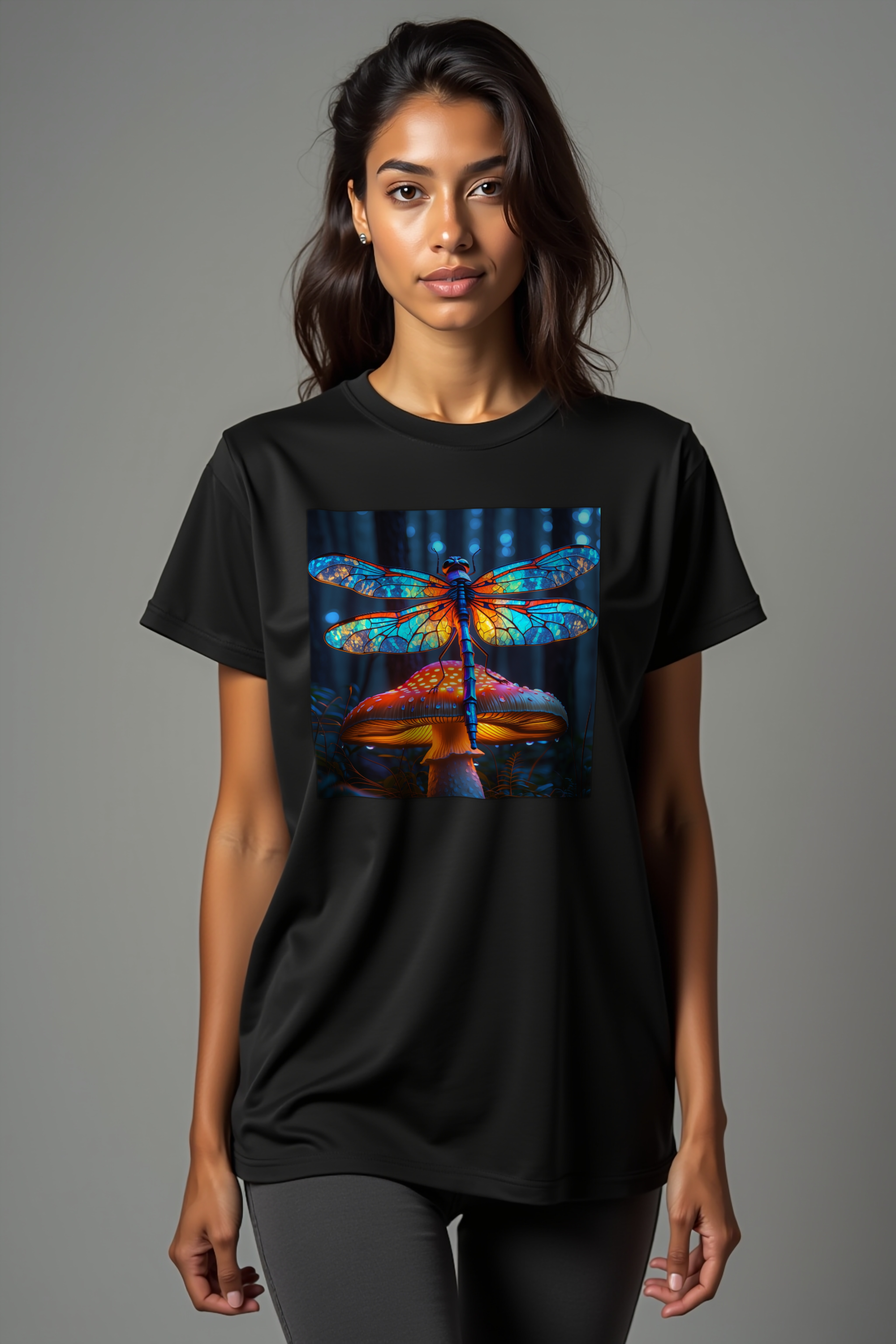 Mycelium Mirage Tee mockup 2