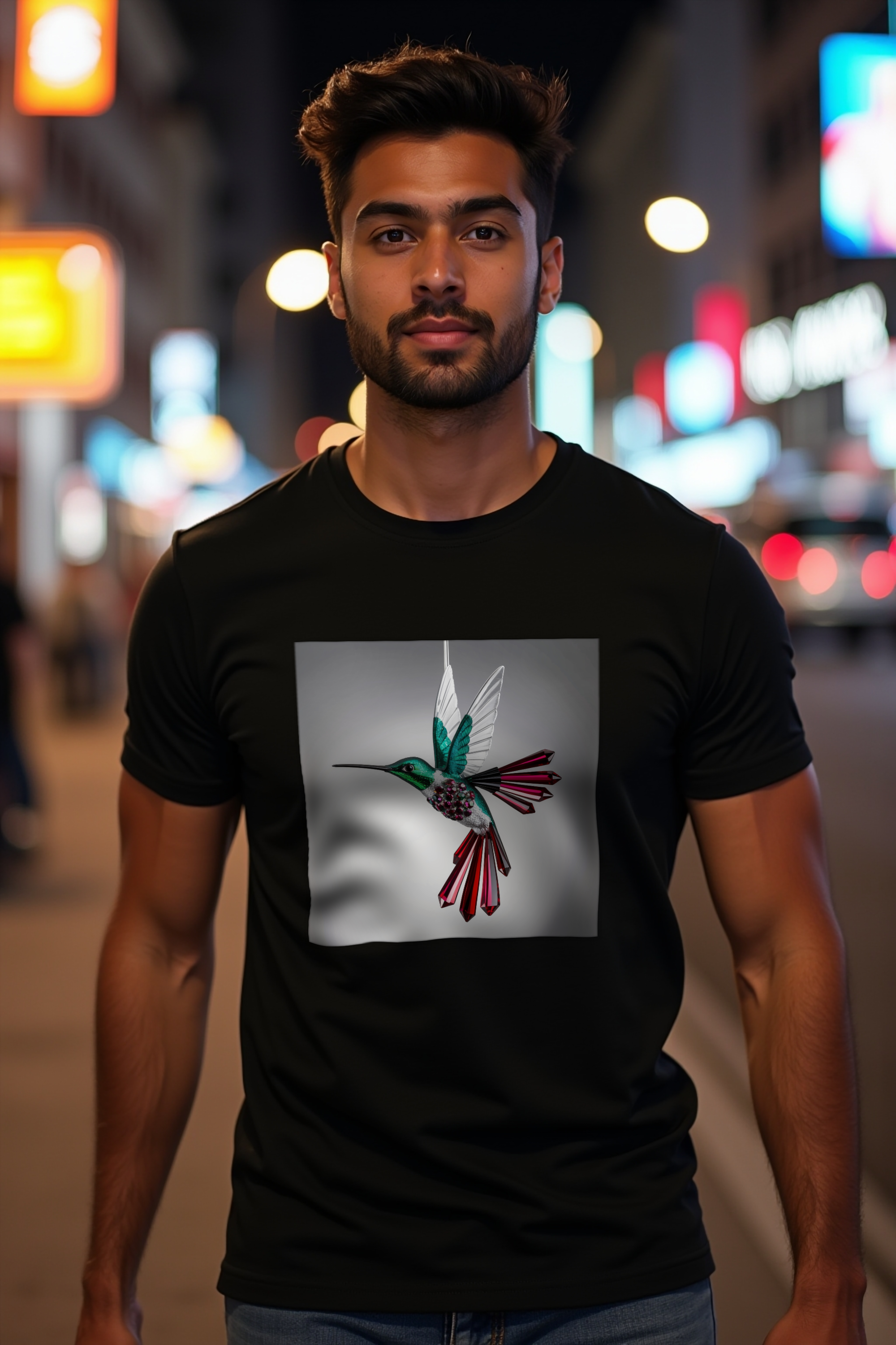Alexandrite Hummingbird Tee - lifestyle 2