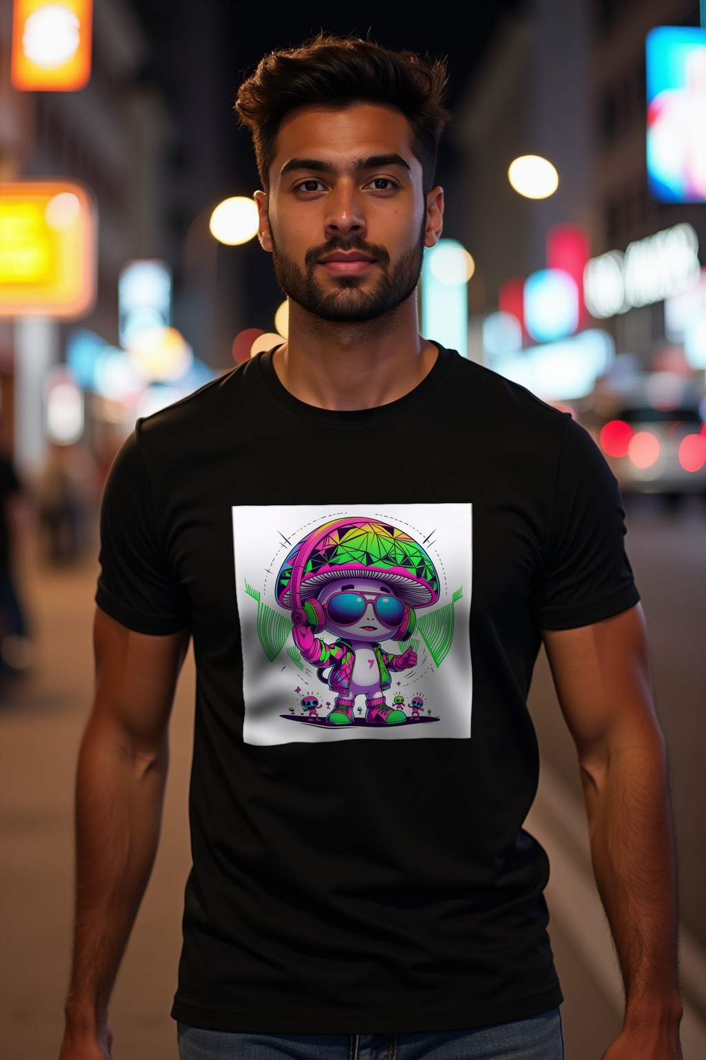 Mycelium Mirage Tee mockup 2