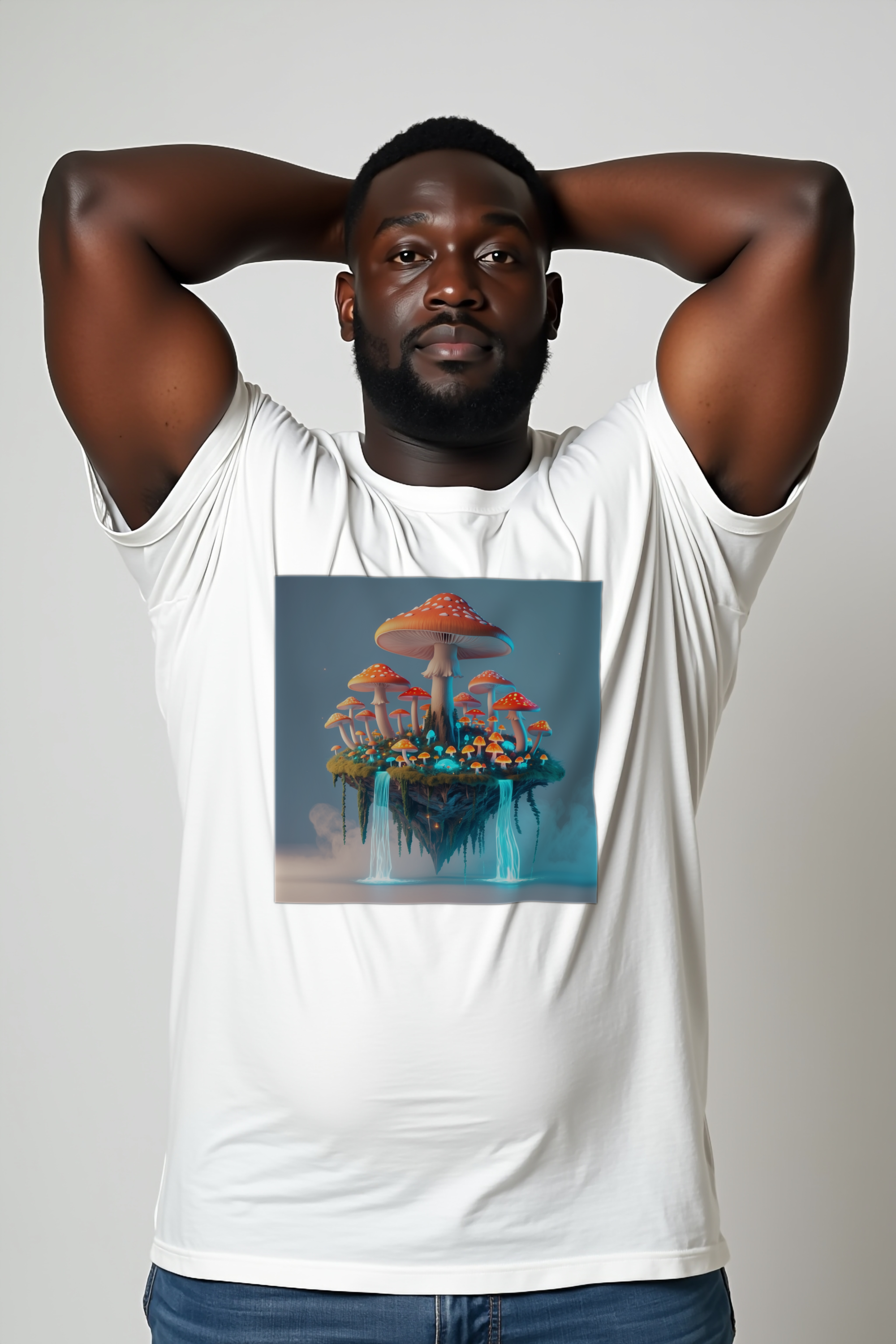 Mycelium Mirage Tee mockup 3