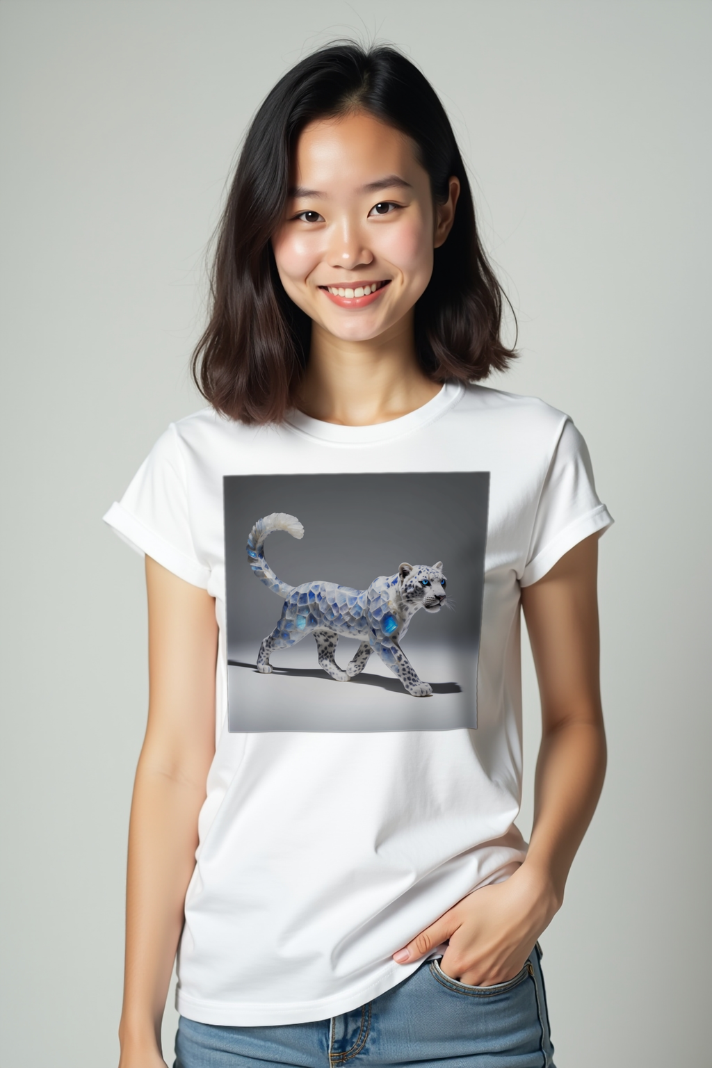 Moonstone Leopard Tee - lifestyle 4