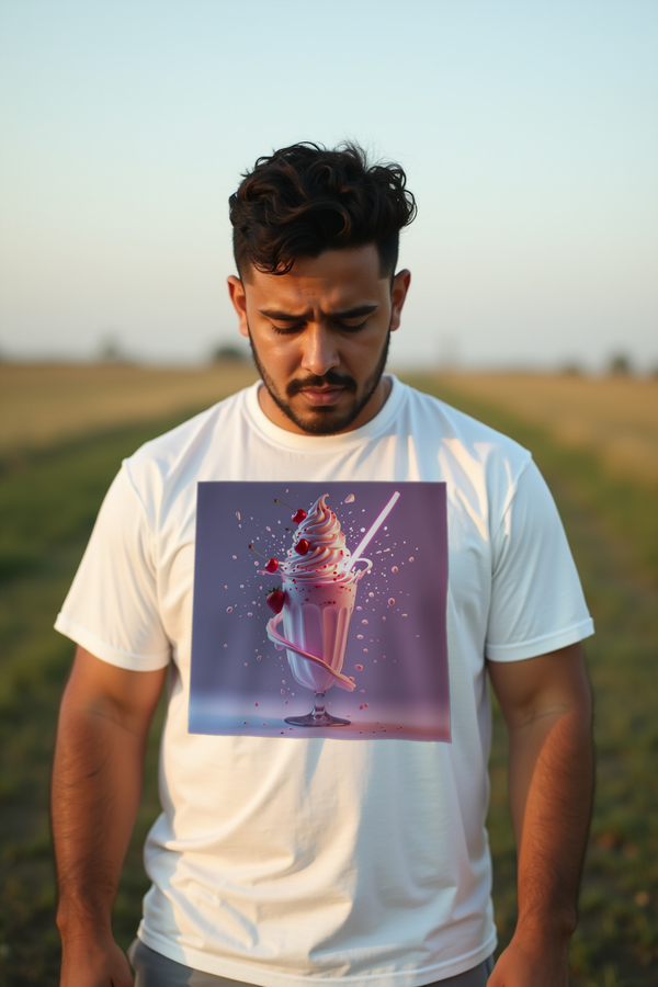 Cherry Galaxy Shake mockup view