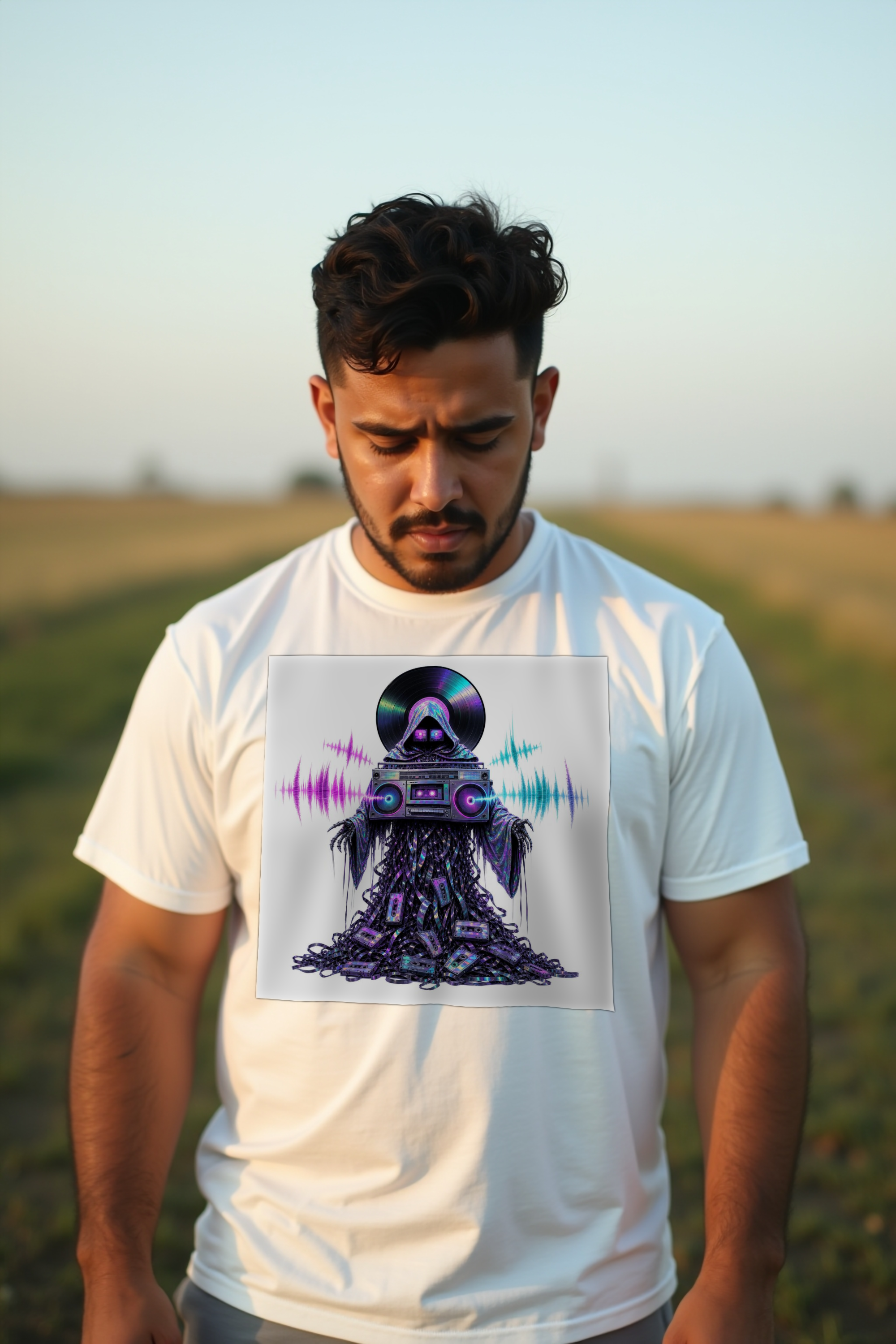 The Boombox Phantom tshirt white