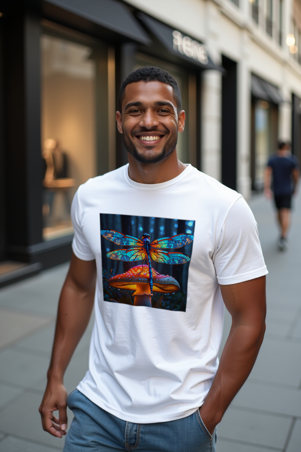 Mycelium Mirage Tee mockup 4