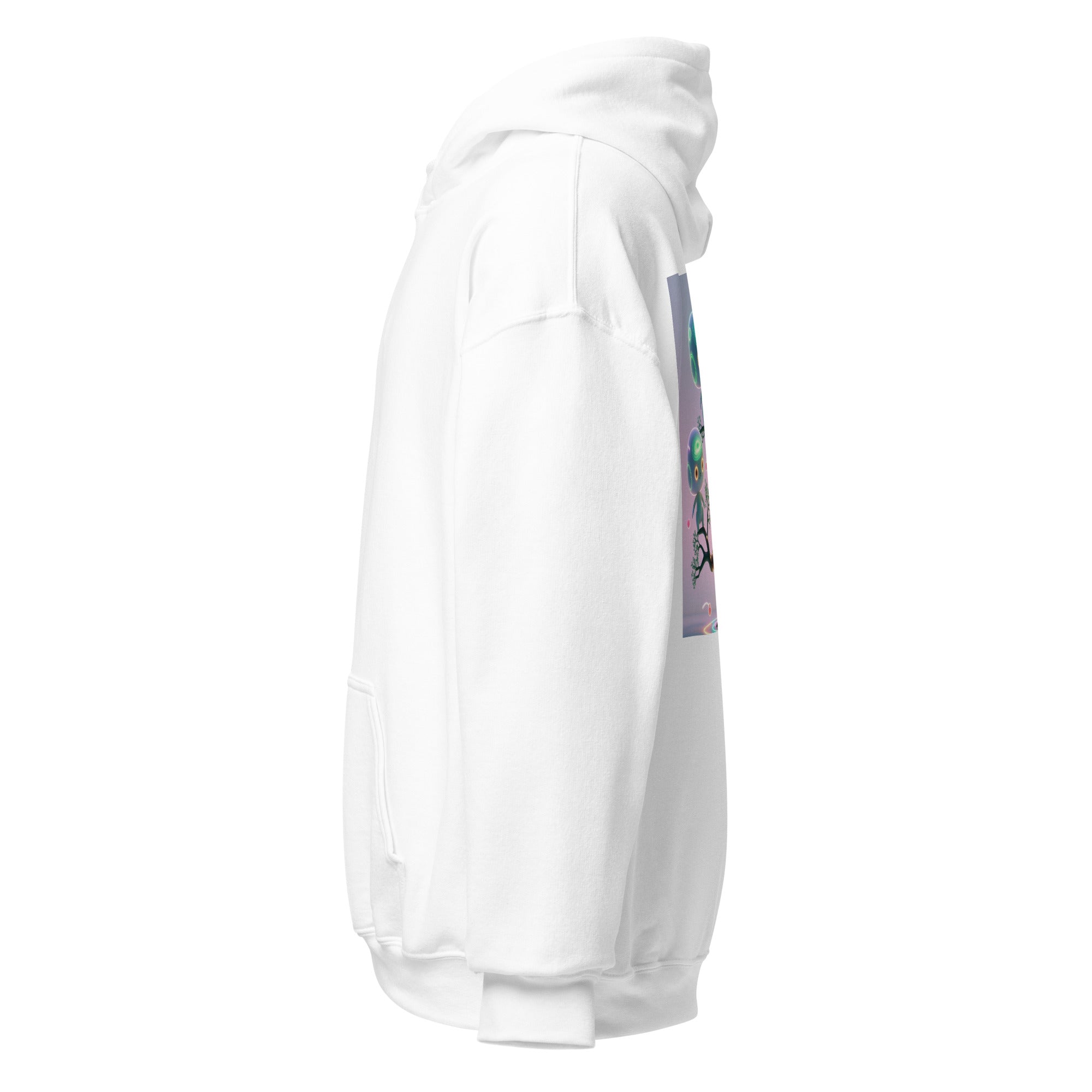 Hoodie white left side