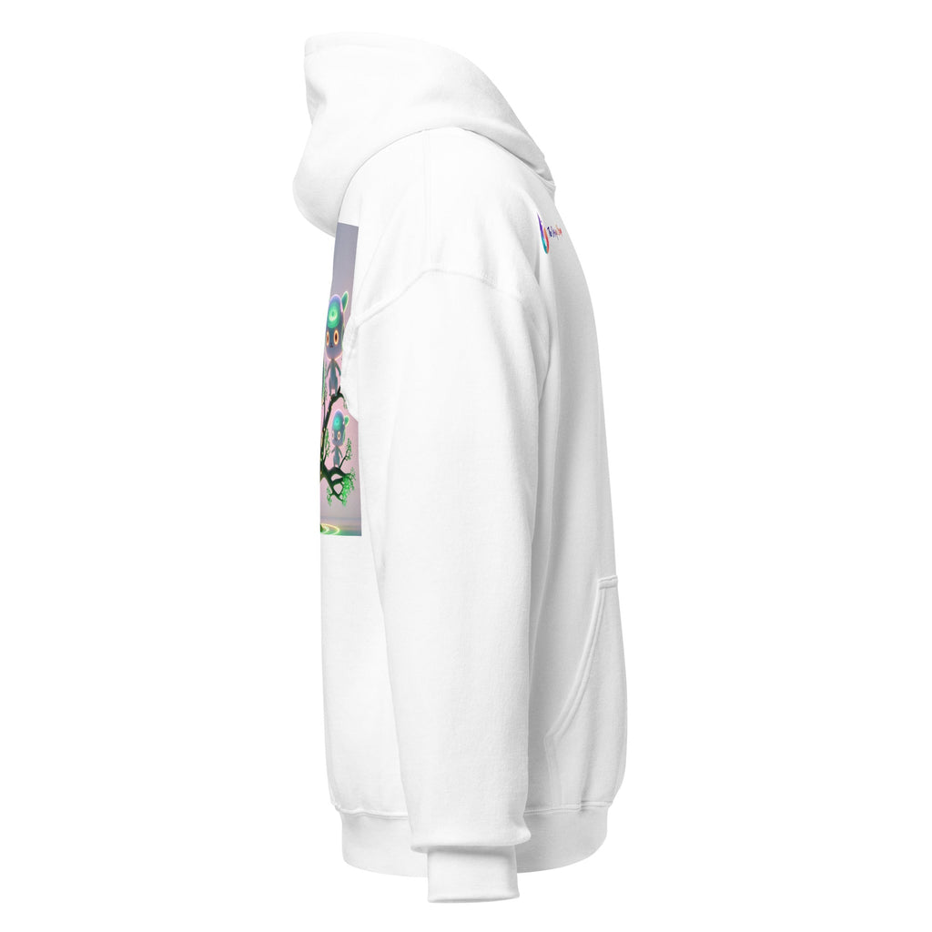 Hoodie white right side