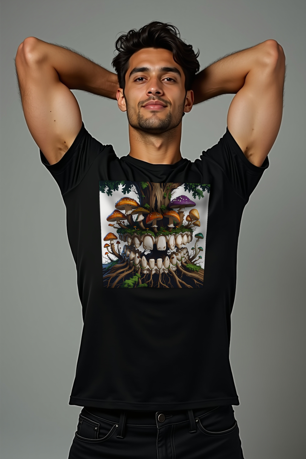 Root Mandible t-shirt black front