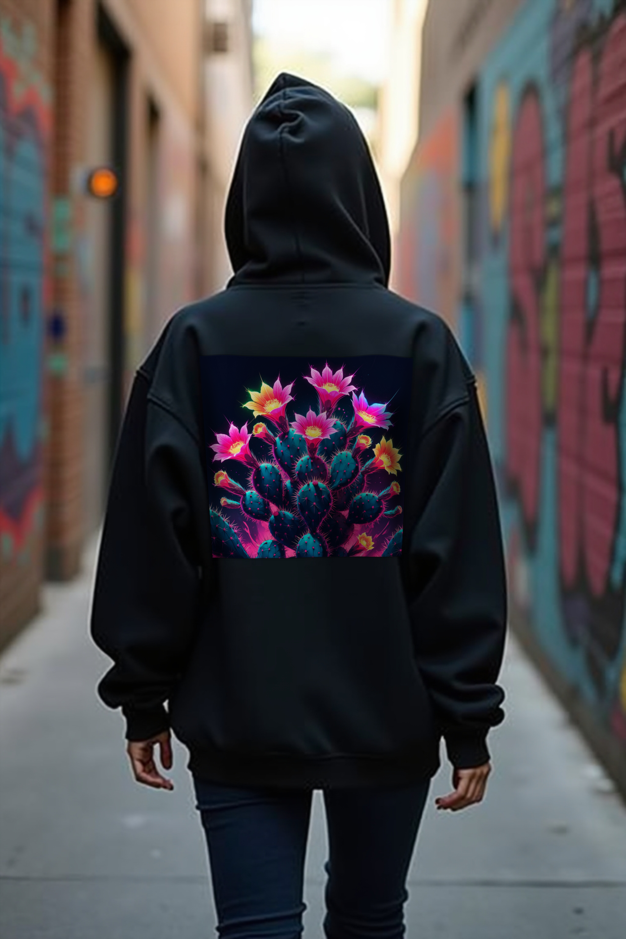 Volt Cactus Hoodie Black 2