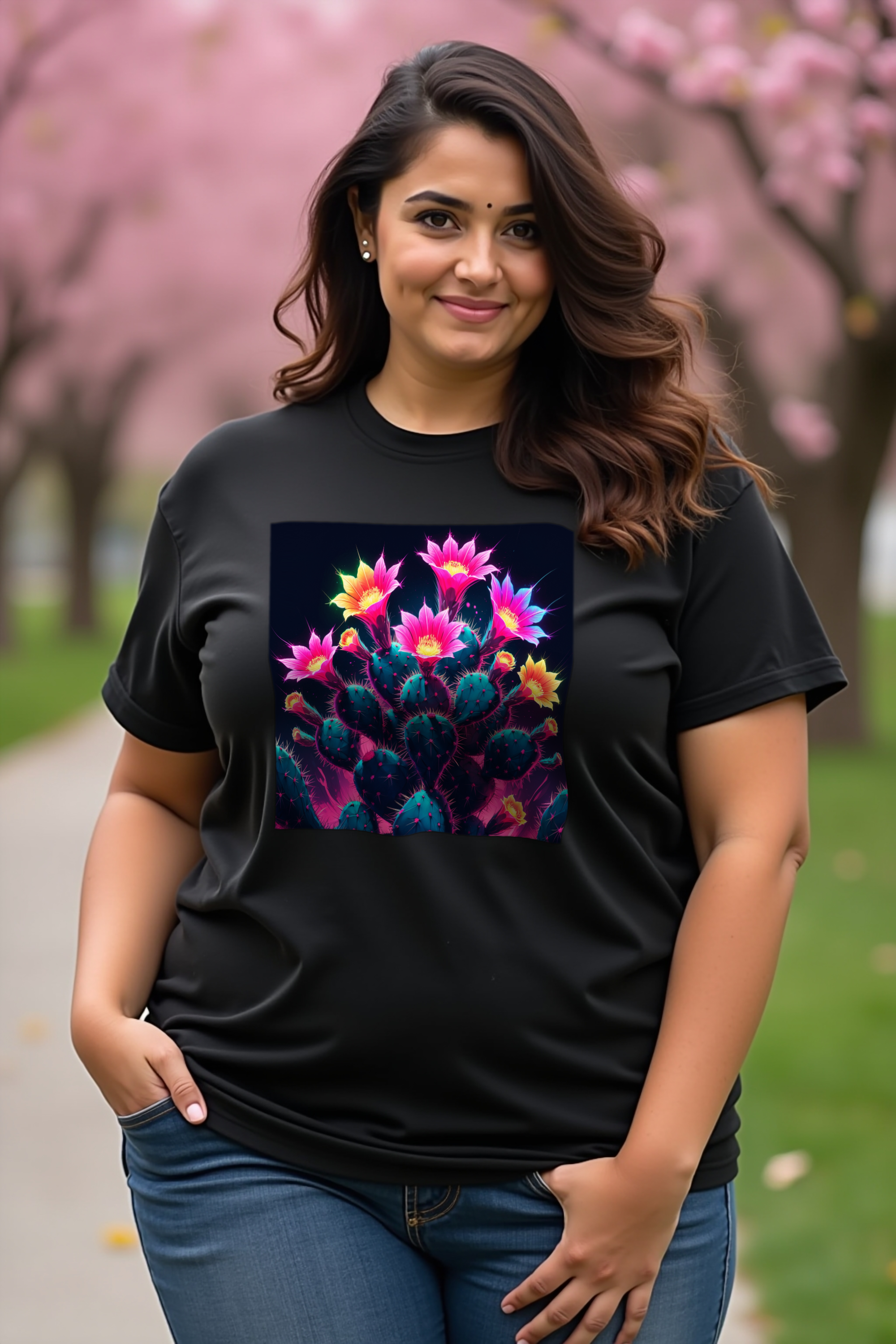Volt Cactus Tee Black