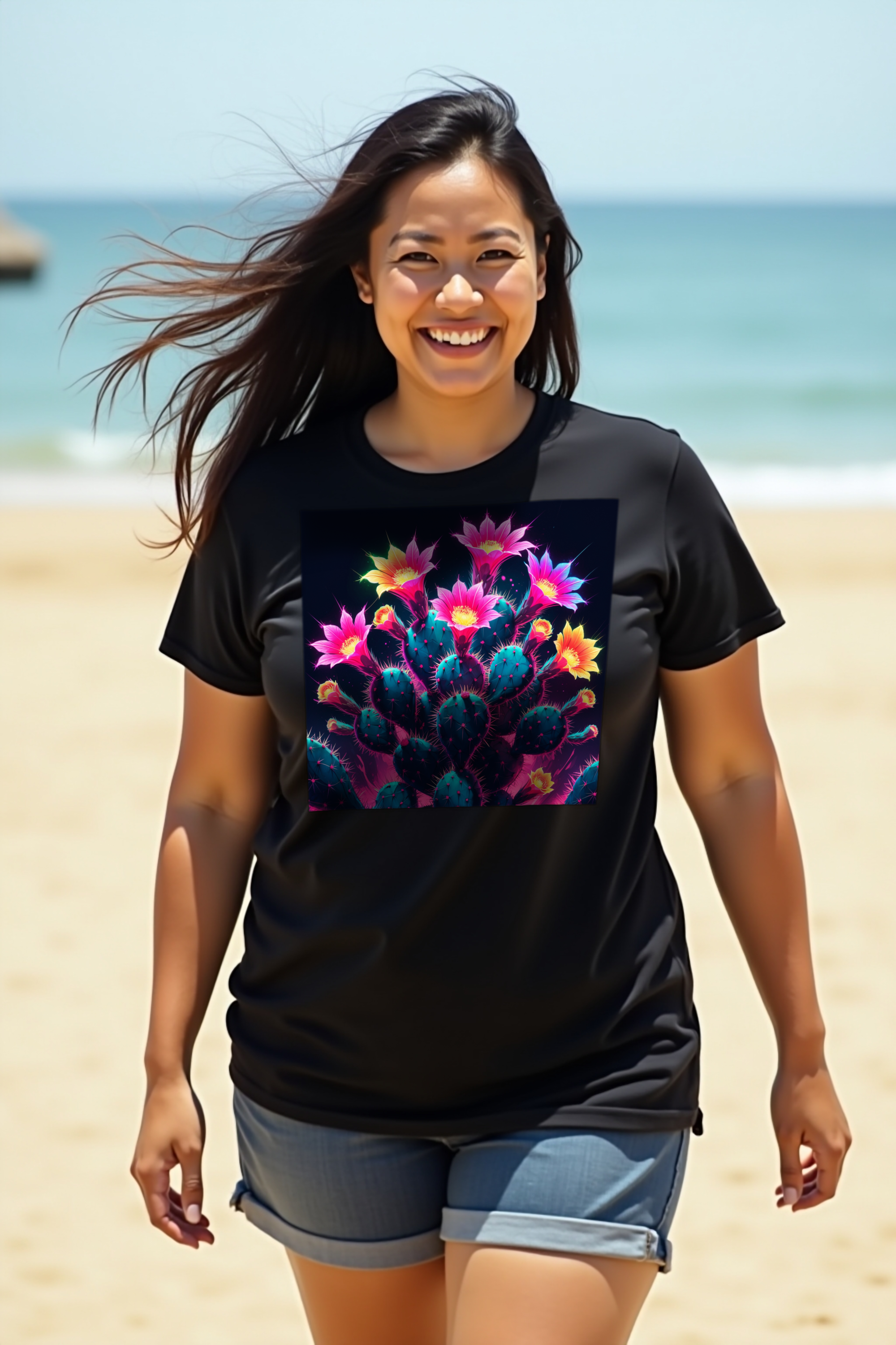 Volt Cactus Tee Black 2