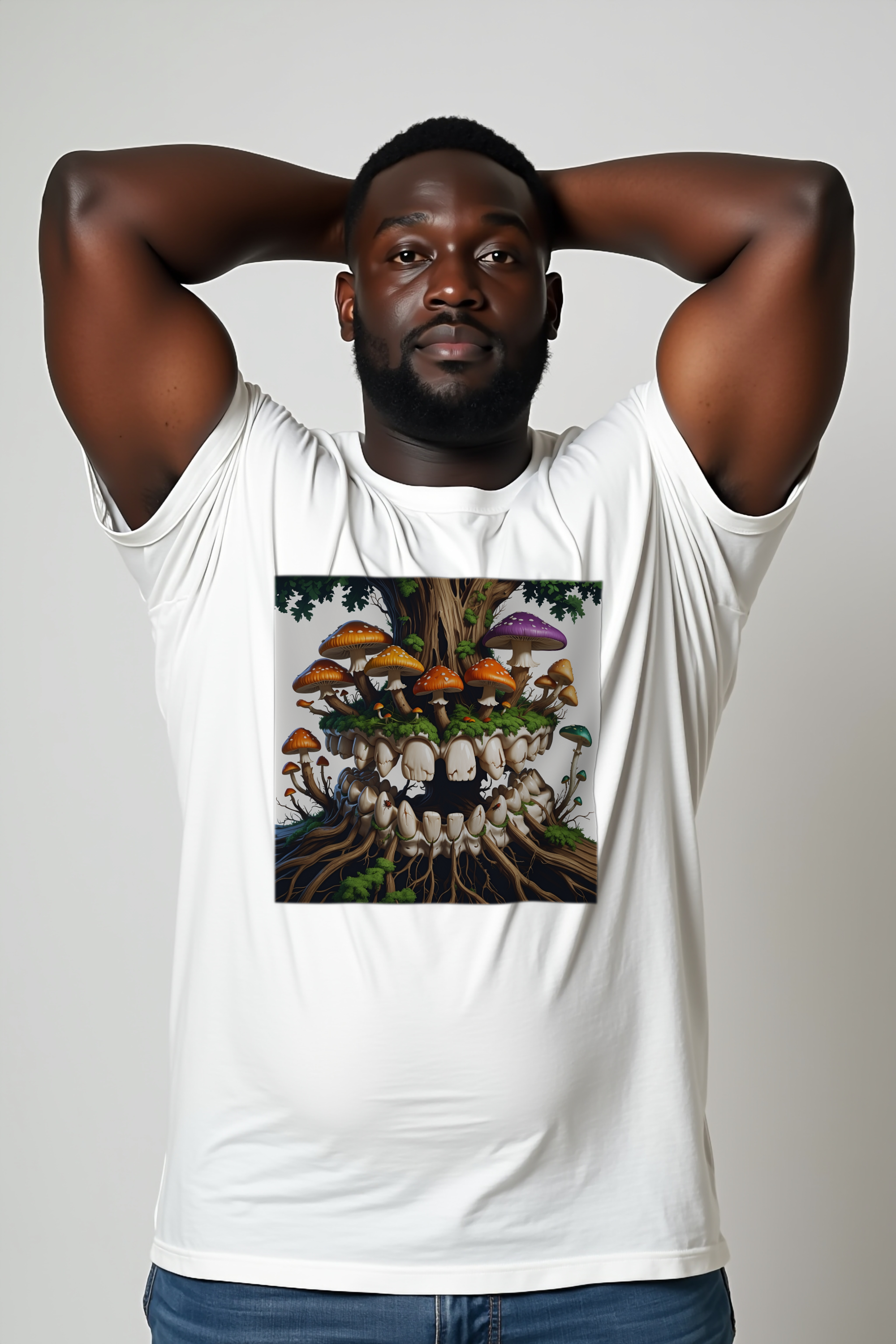 Root Mandible t-shirt white front